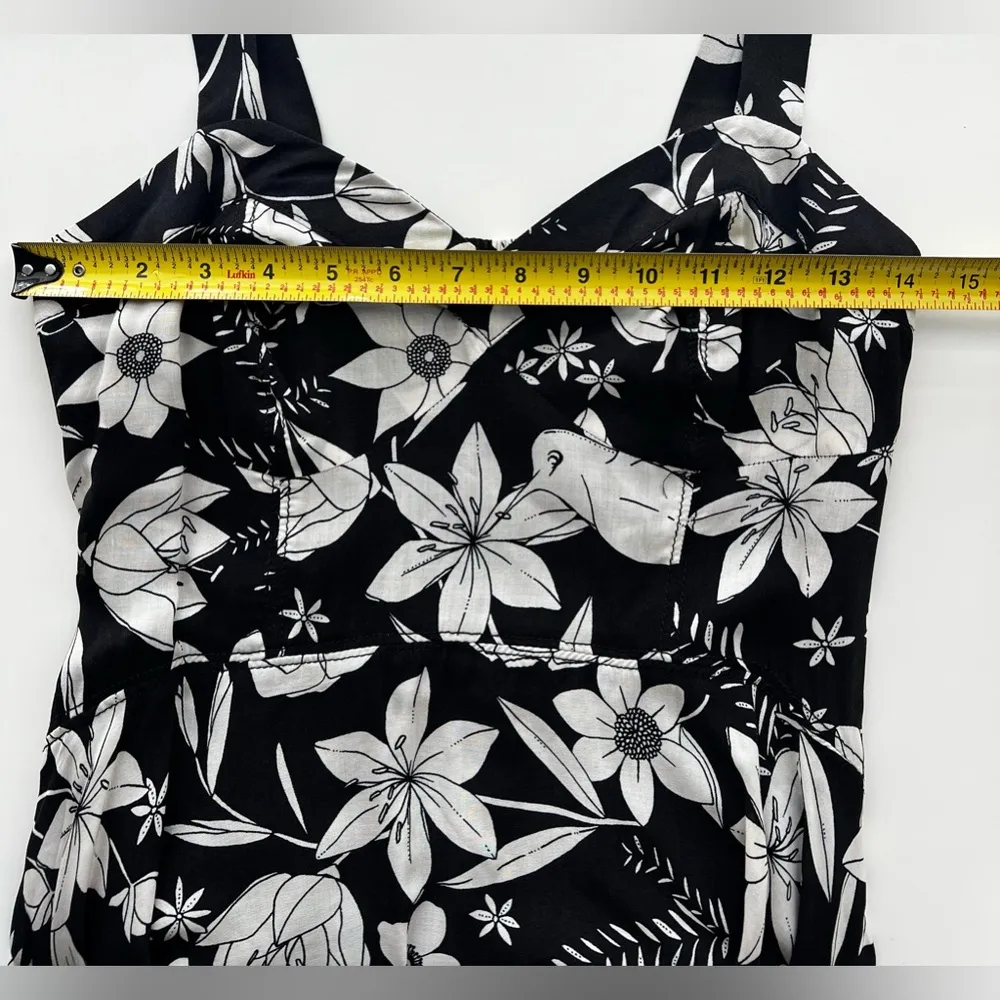 Anthropologie Maeve Vivienne Floral Bird novelty Print smock Dress 4 - Image 6