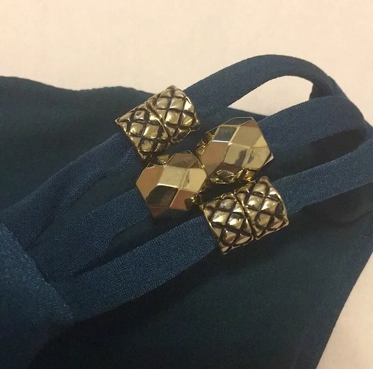 NWOT  Gold Beaded Emerald Bikini Bottom - Image 3