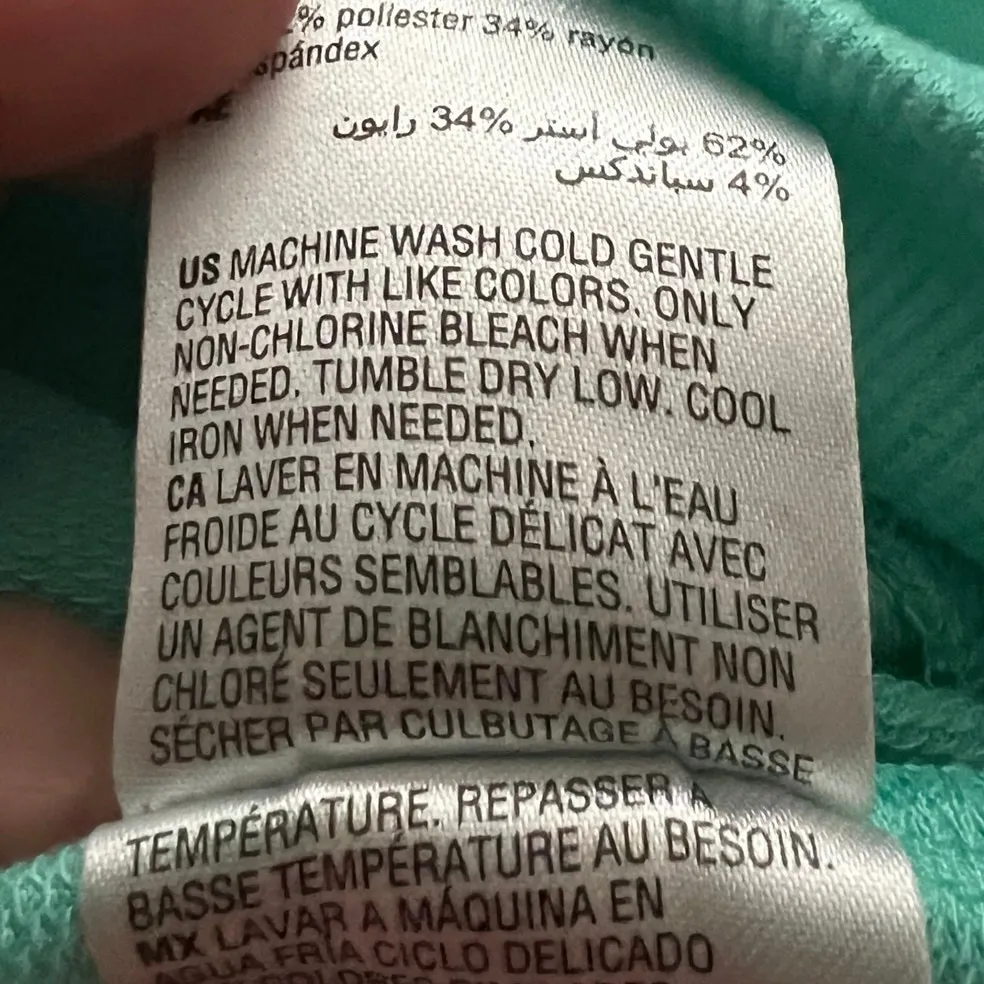 ID IDEOLOGY Active Wear Top Shirt XXL 2XL Plus Size Green Crossback Oversized - Image 7