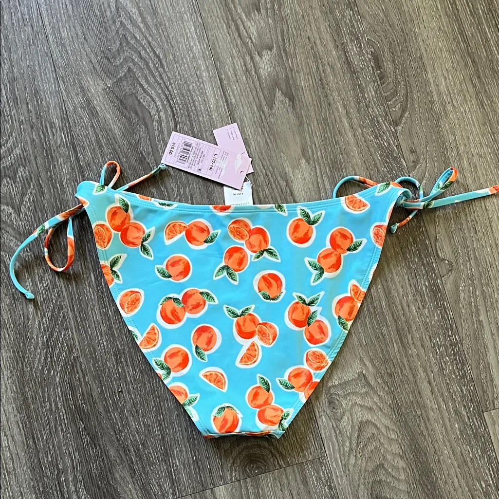 Wild Fable Orange and Blue Bikini Bottom - Image 2