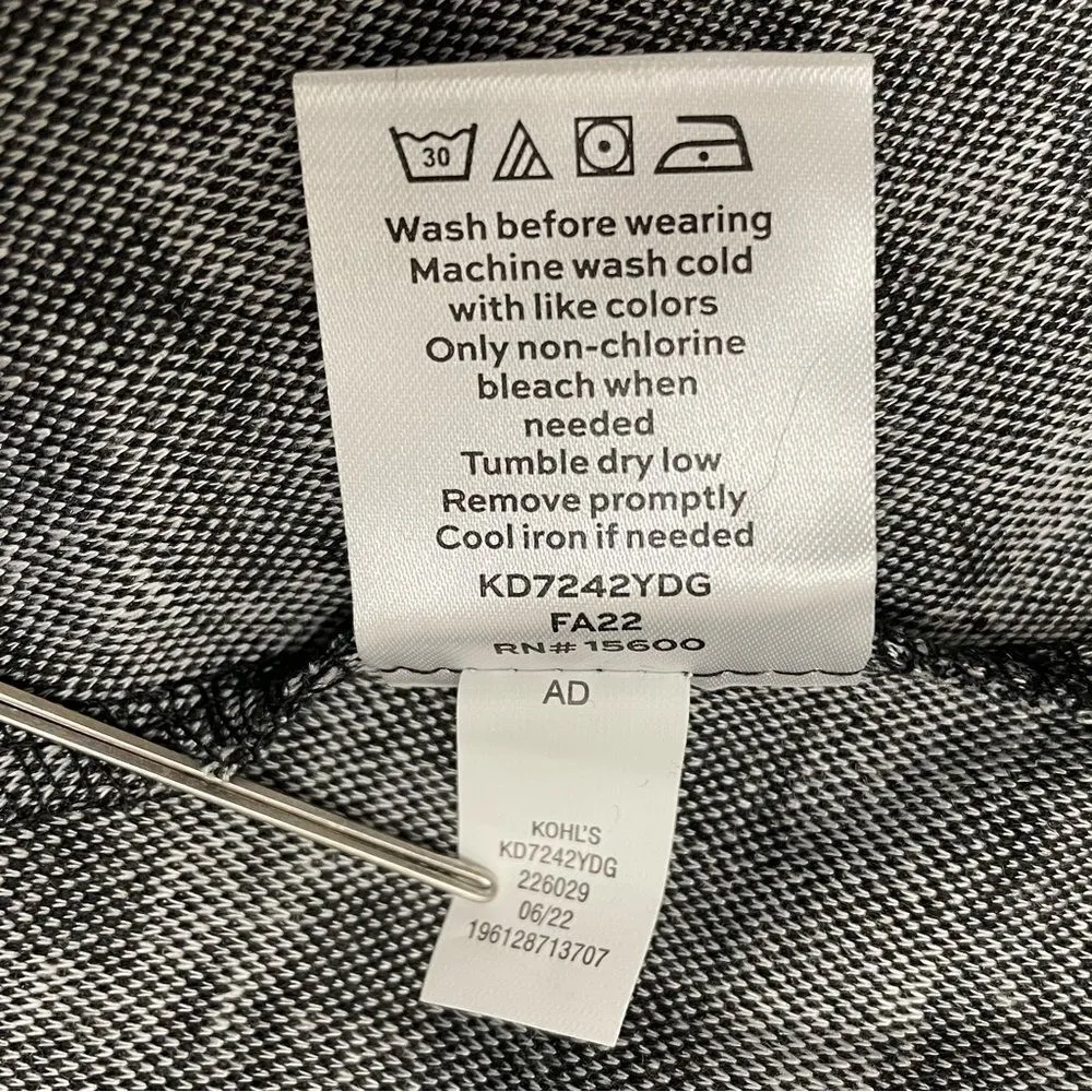 NWT Draper James Sleeveless Knot-Waist Midi Dress Black & White Gingham Size XXL - Image 12