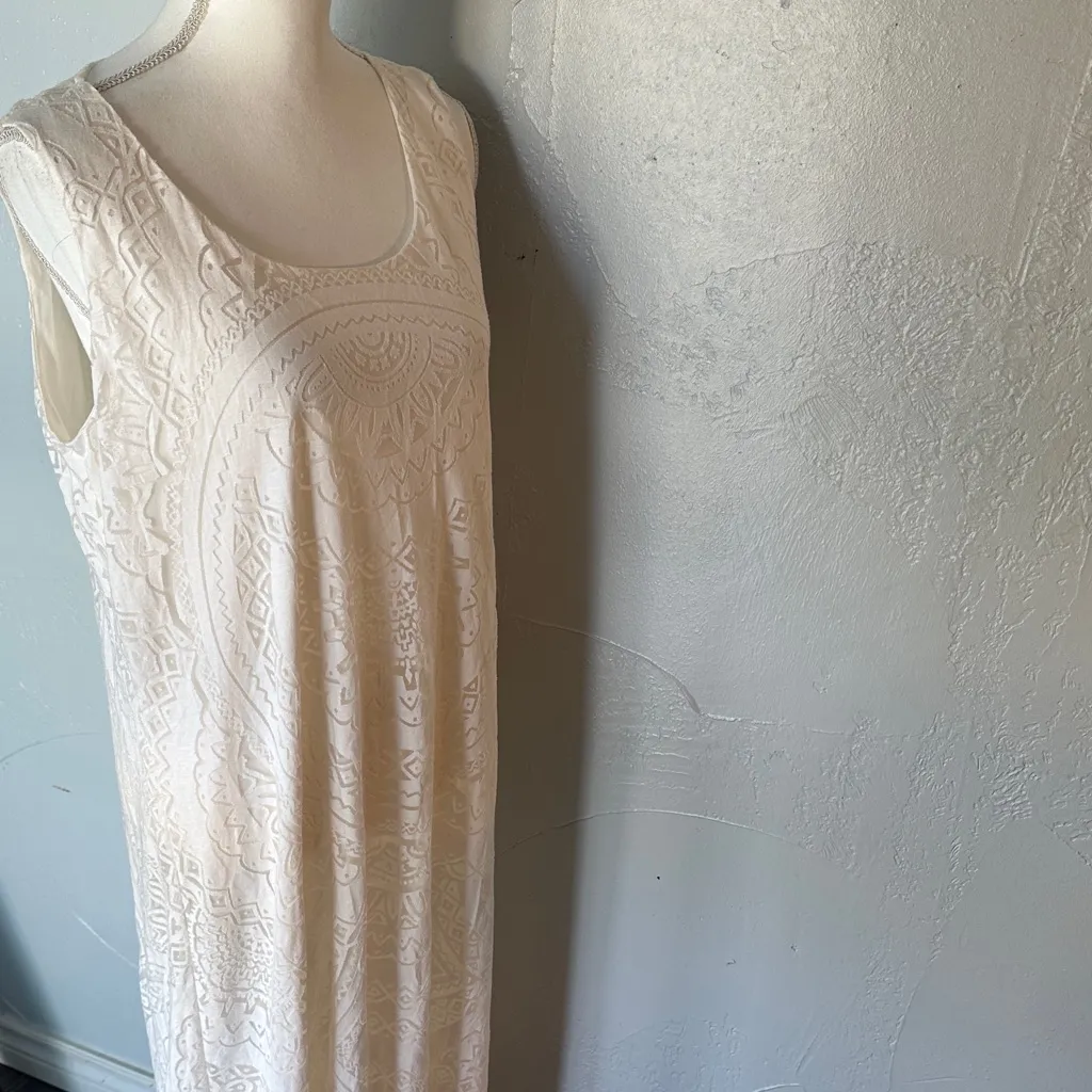 ONE WORLD Cream Maxi Dress - Image 6