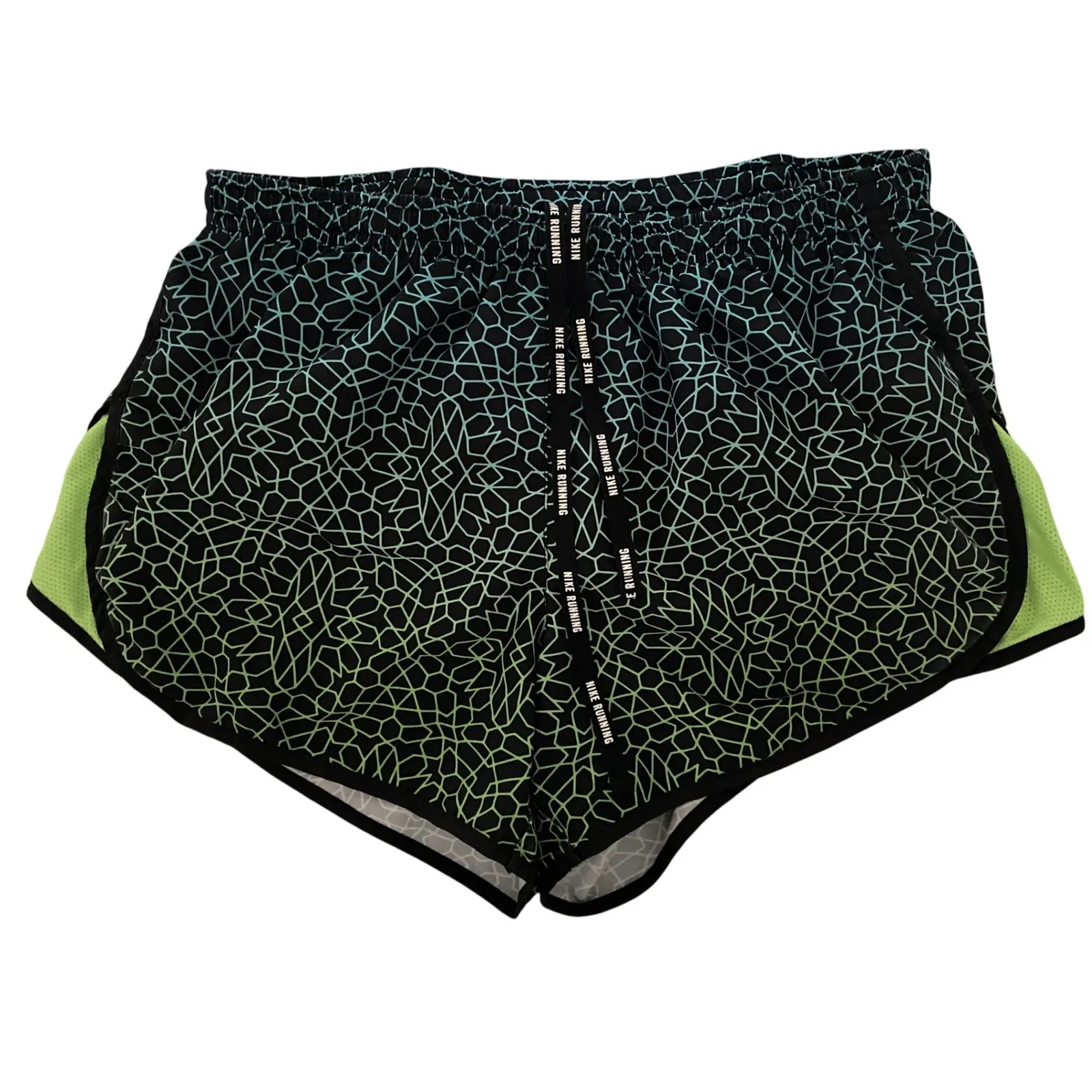 Nike‎ Dri-fit Modern Tempo Print Running Shorts Starglass Green - S - Image 2