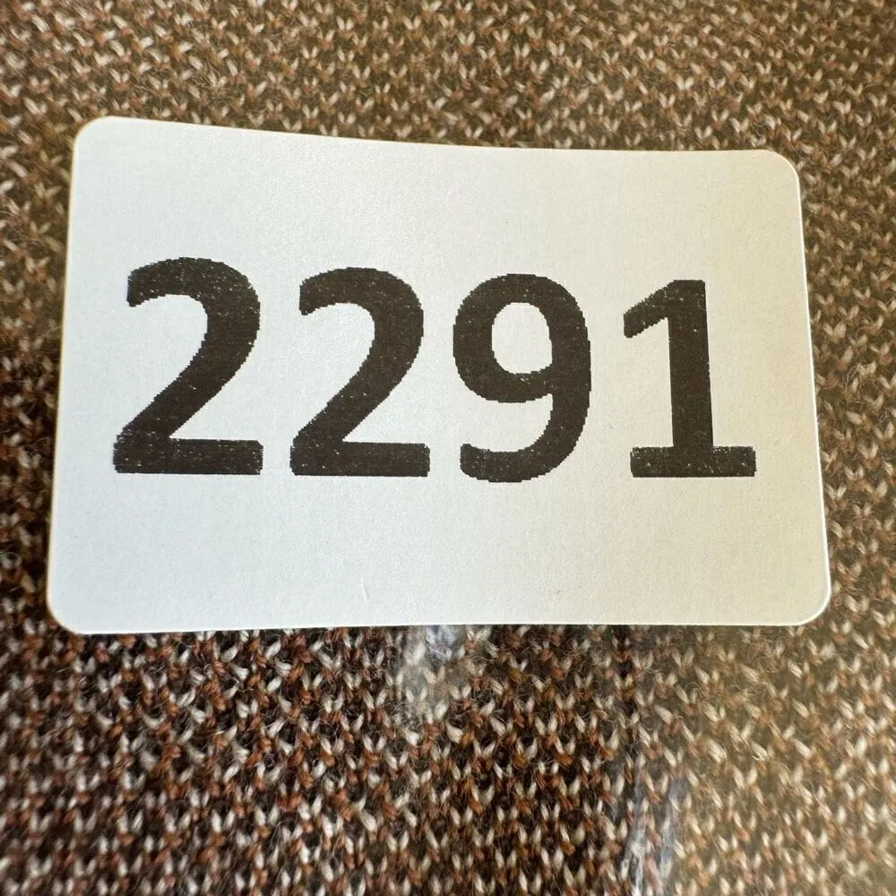 Peter Millar Trendy 100% Merino Wool Leopard Print Ribbed Navy Blue SZ M #2291 - Image 13