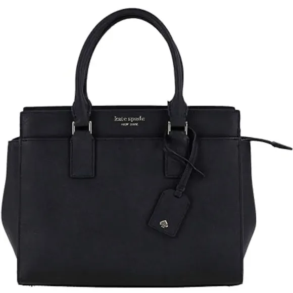 Kate Spade Cameron Street Black Saffiano Leather Medium Satchel Handbag - Image 2