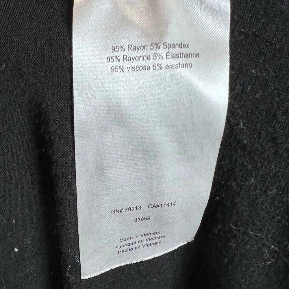 black vneck maternity midi dress size small - Image 6