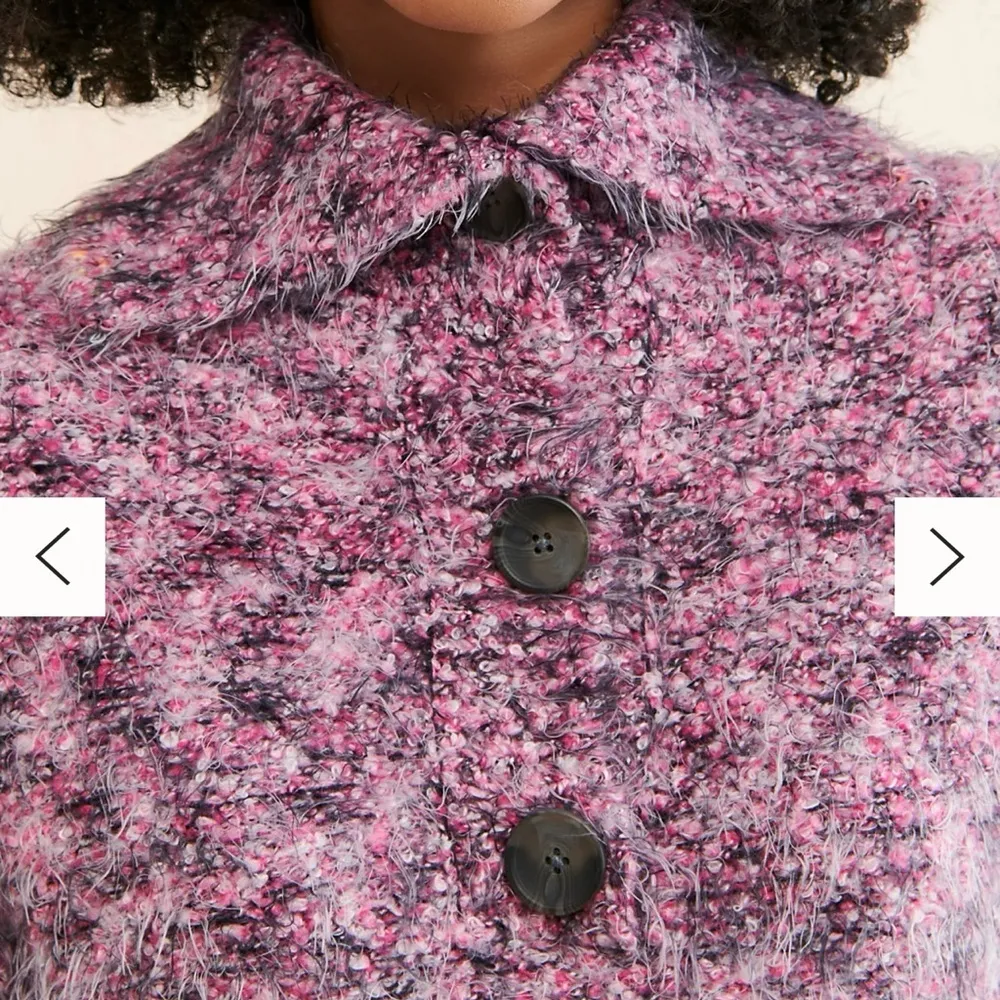 Stellar Knit Pullover Pink Sweater Medium - Image 5