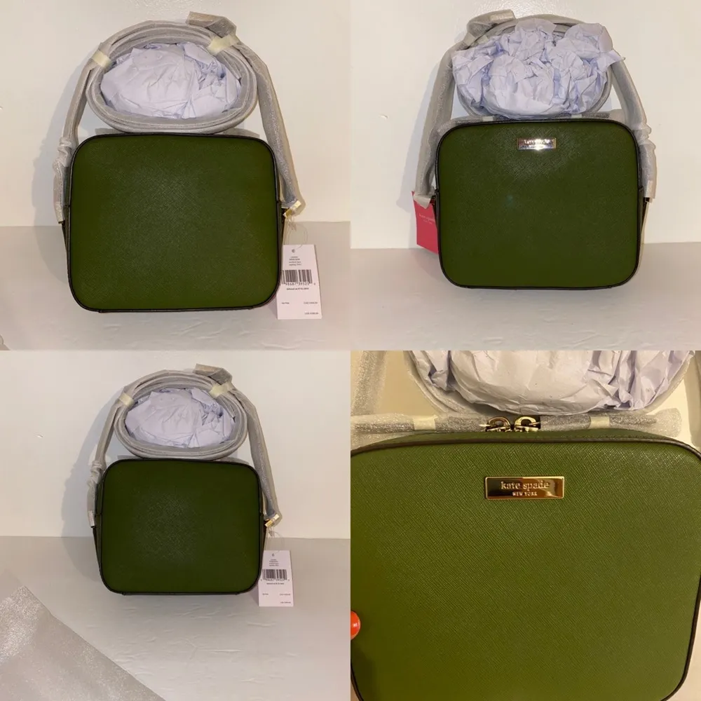 Kate Spade Genuine Leather Cammie Newbury Lane Crossbody Sapling (Dark green) - Image 13
