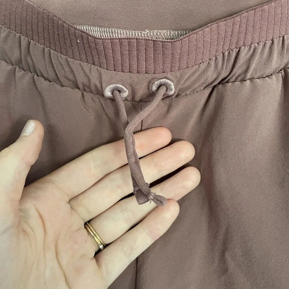 Kalenji waist 15 inches across women's brown purple tracksuit pants casual Size M - Image 5