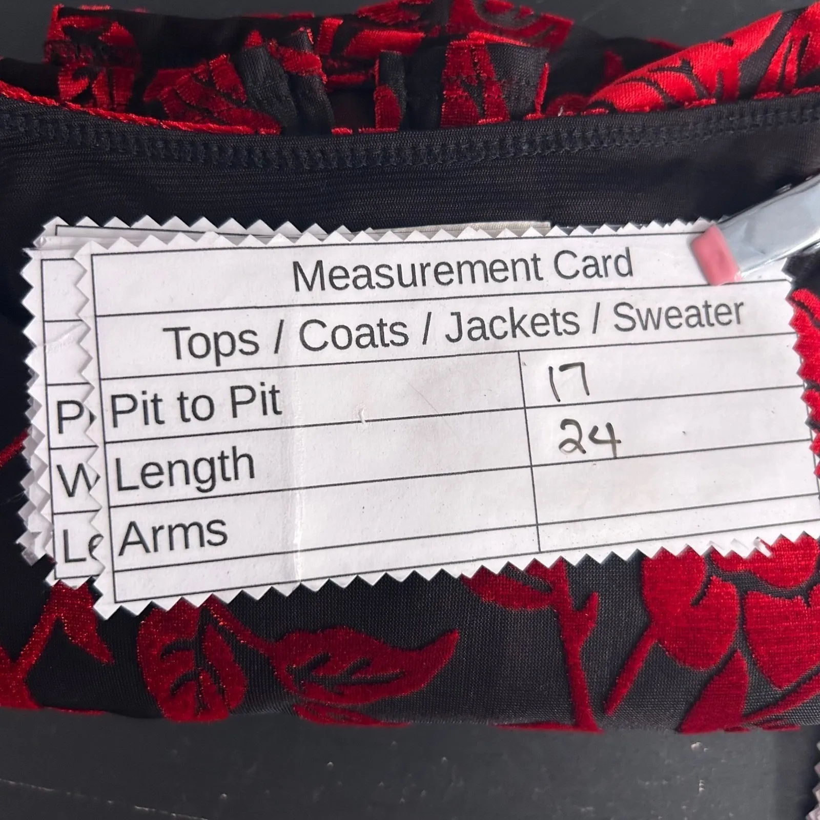 90s Womens Top Small‎ Whimsigoth  Goth Red Dark Romantic Velvet Burnout - Image 12