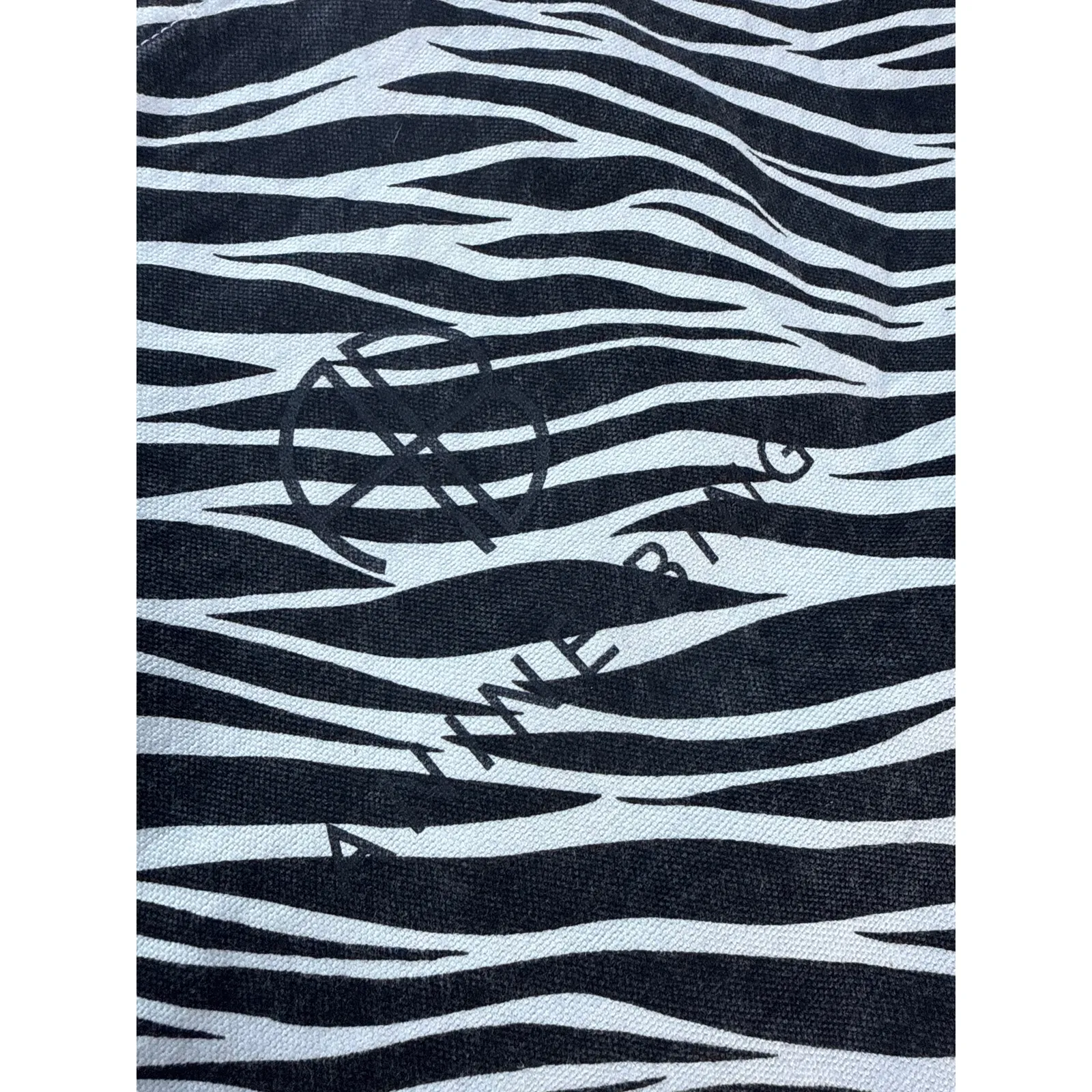 Anine Bing Large Cotton Canvas Tote Bag - Image 2