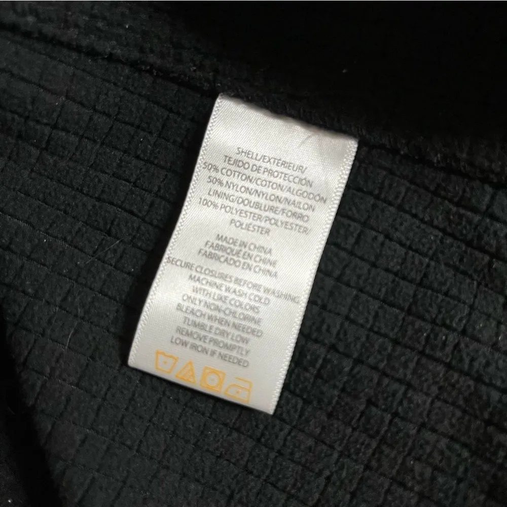 WOLVERINE Black Jacket Hooded Soft Lining Snap Front Closure Womens Size Large - Image 8