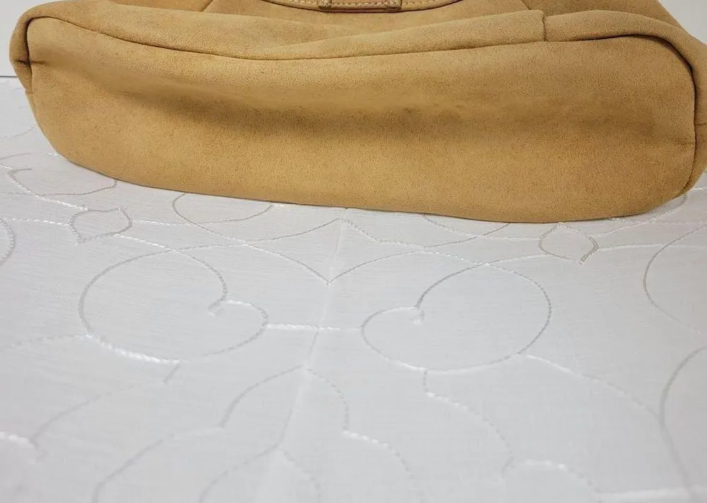 Brown Vinyl Small Shoulder Bag - Image 2