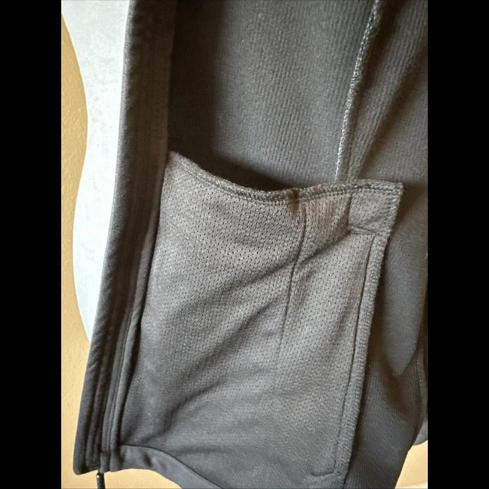 The North Face Vest Women’s Medium Gray Windwall  Zip Pockets Embroidered Logo - Image 6