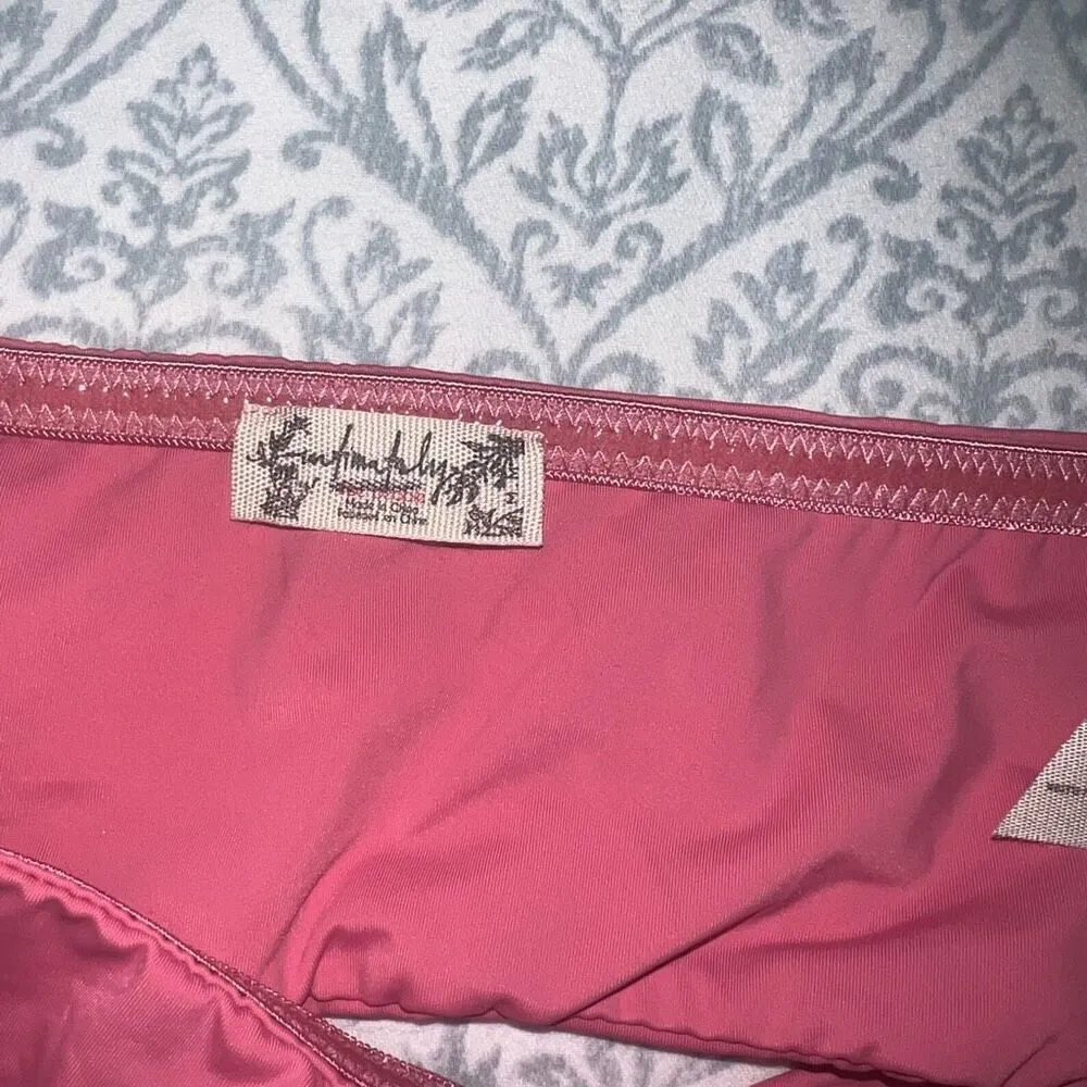 NWOT Free people intimately pink Bandeau tube top swim bikini size M - Image 3