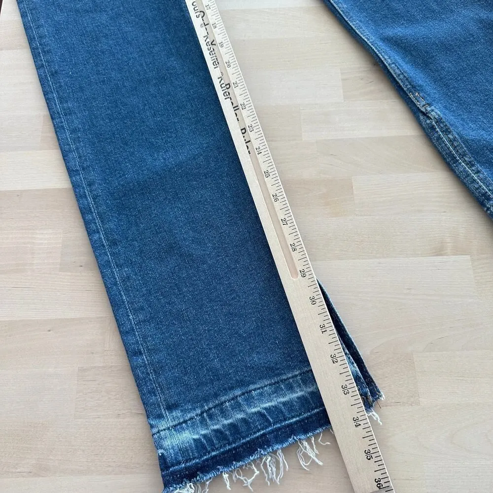 Re/Done Jeans Womens 27 High Rise Skinny Boot Western Rinse Stretch - Image 15