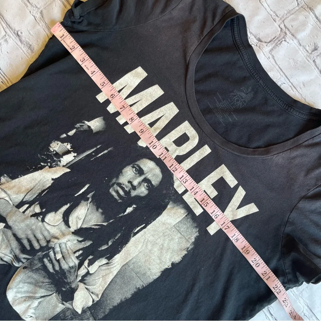Bob Marley Zion Rootswear Tshirt Short Sleeves Reggae Music Festival Top Tee - Image 4
