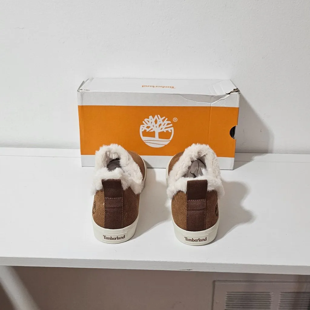 Timberland W's Skyla Bay Warm Lined Slip-On Shoes -Rust Suede -Size 8M -TB0A2CDJ - Image 5