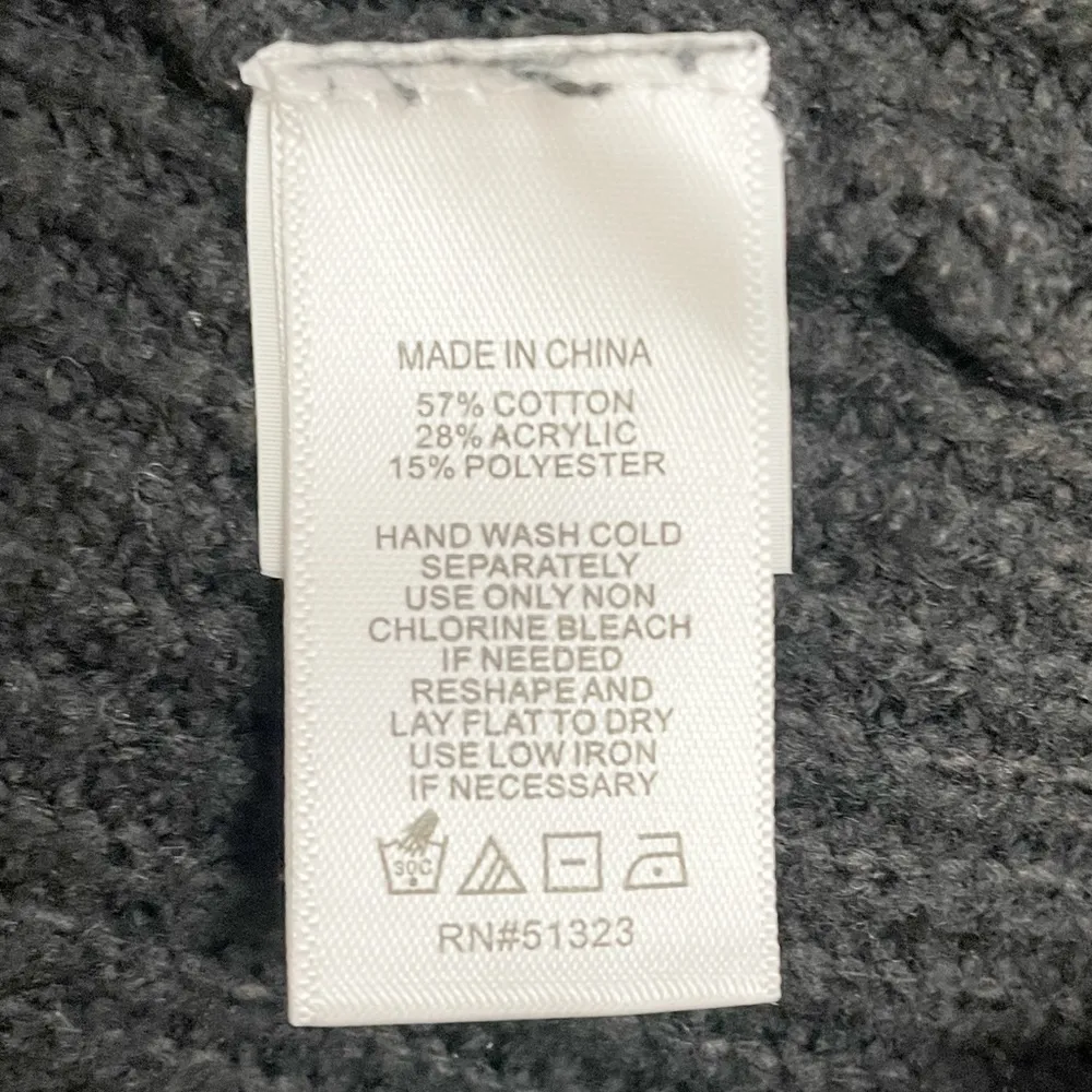 Cece Black Bobble Stitch Sleeve Pullover Sweater Mockneck Women’s Size Small - Image 10