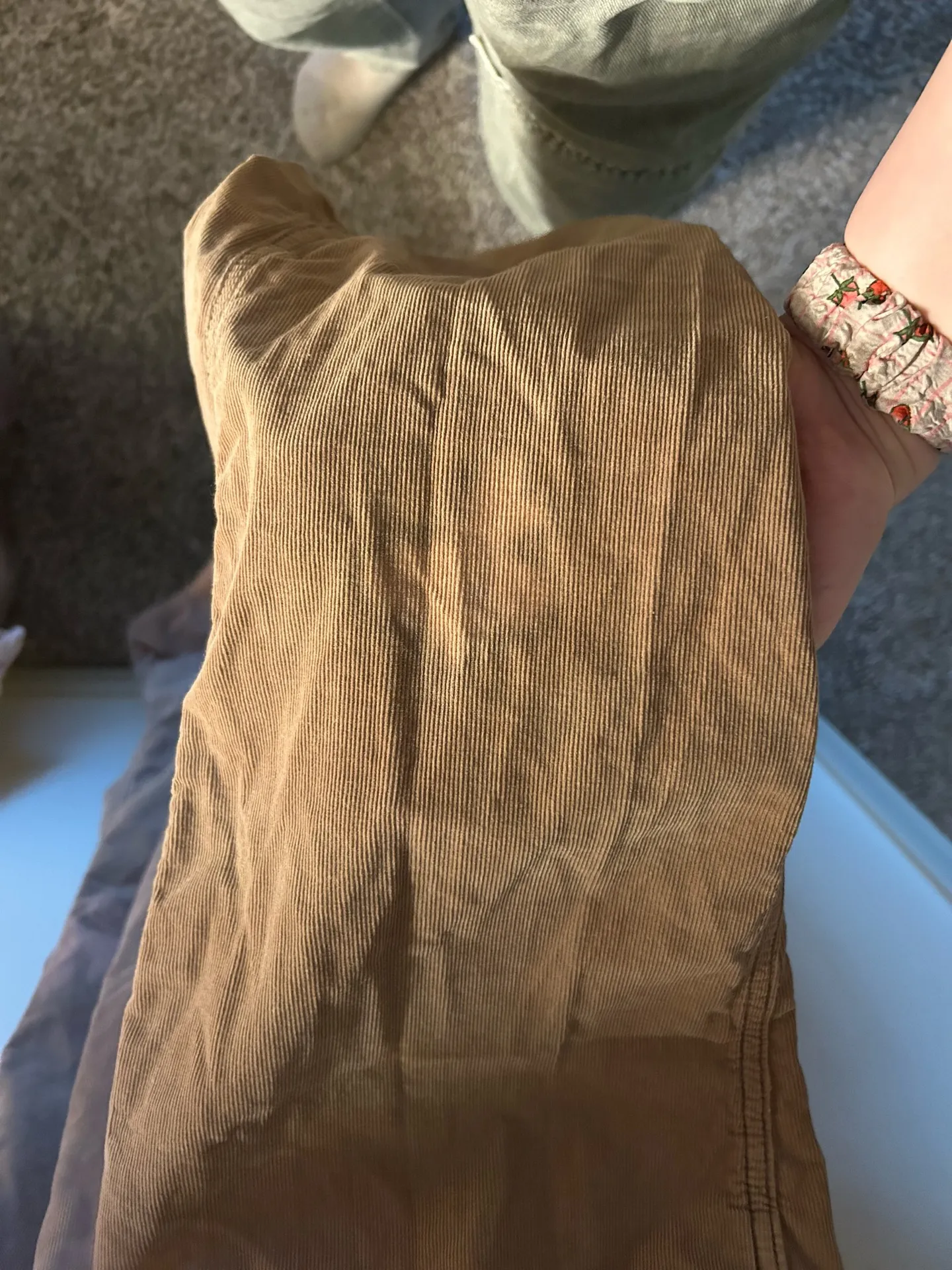 American Eagle Brown Corduroy overalls - Image 4