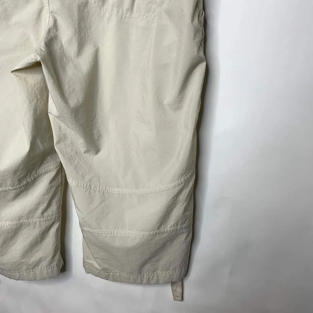 Nike Cream Tan Cropped Pants Sz Large 12-14 - Image 8