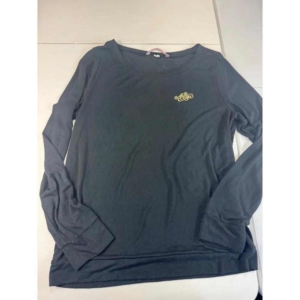 Victoria's‎ Secret Angel Black Long Sleeve Top Womens - Image 2