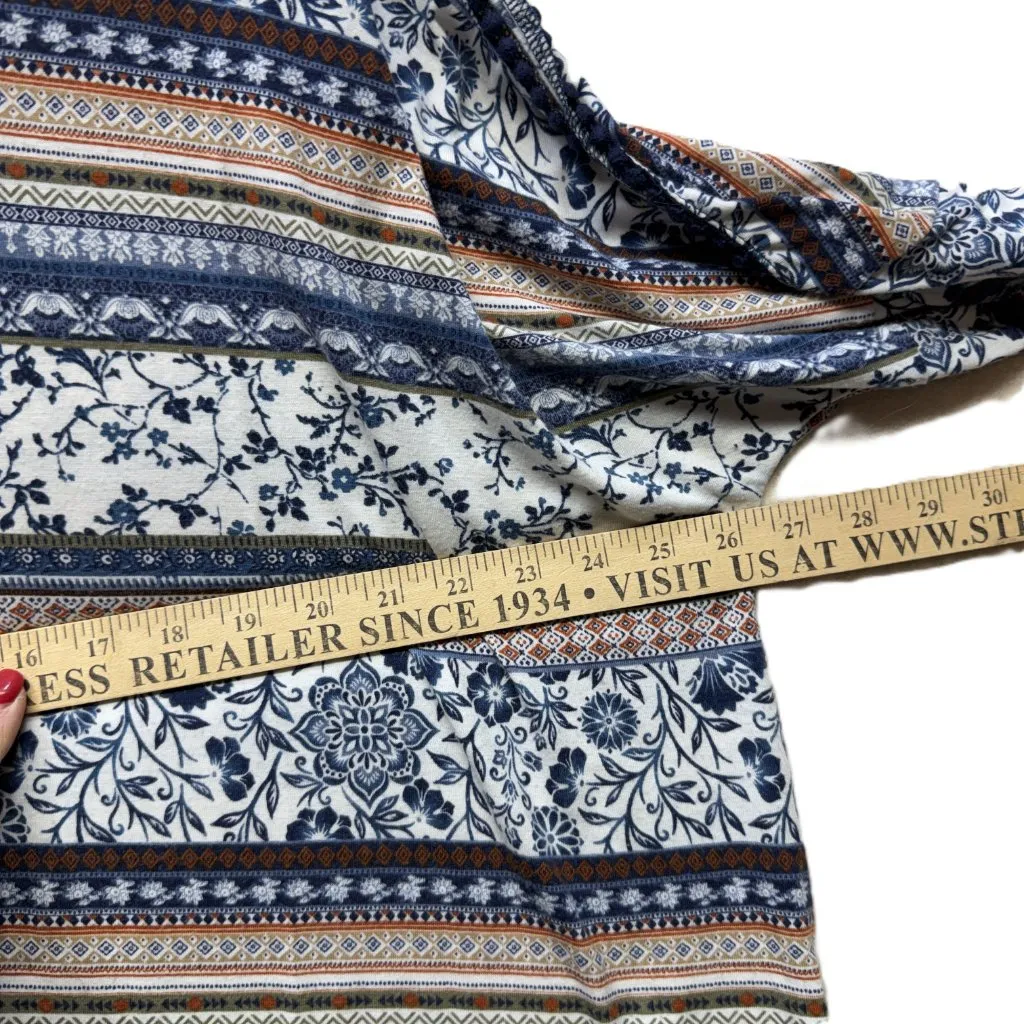 Absolutely Famous Boho Floral Tie‑Front Blouse  Women’s Plus 2X - Image 8