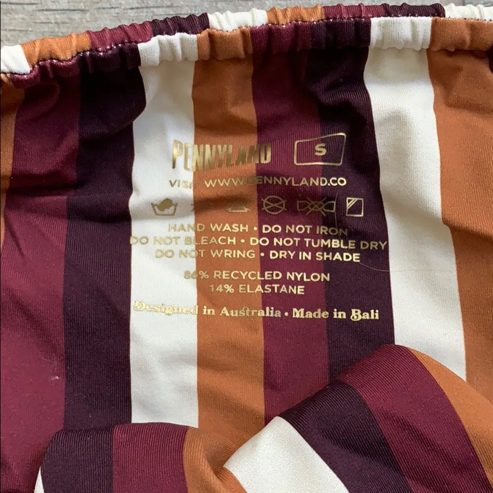 Pennyland Bombshell: Stripe bikini bottom - Image 9