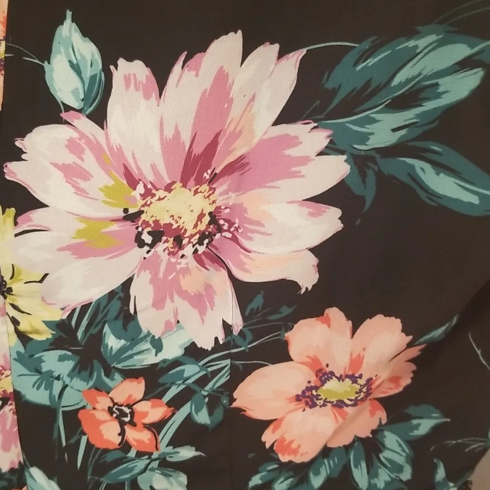 💕YUMI KIM Midnight Love Dress Wild Rose Black Floral Print XL NWT *Missing Belt - Image 13