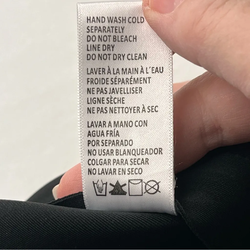 Good American Good Waist Flare Scuba Pant Womens Size 6 3XL Black Side Zipper‎ - Image 5