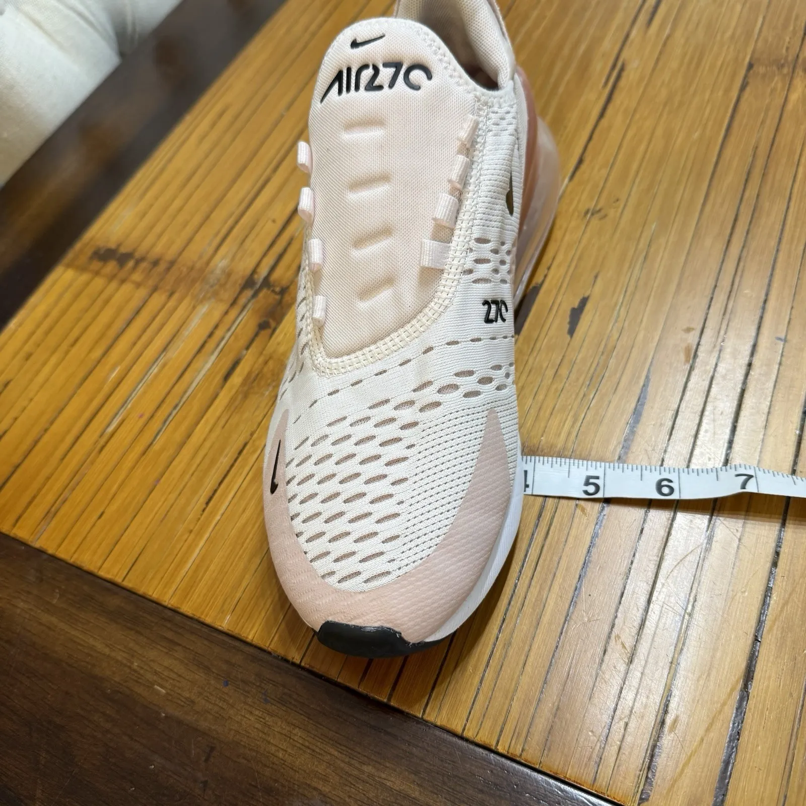 Nike Air Max 270 Light Soft Pink New Shoes AH6789-604 Women's‎ Size 8 - Image 12