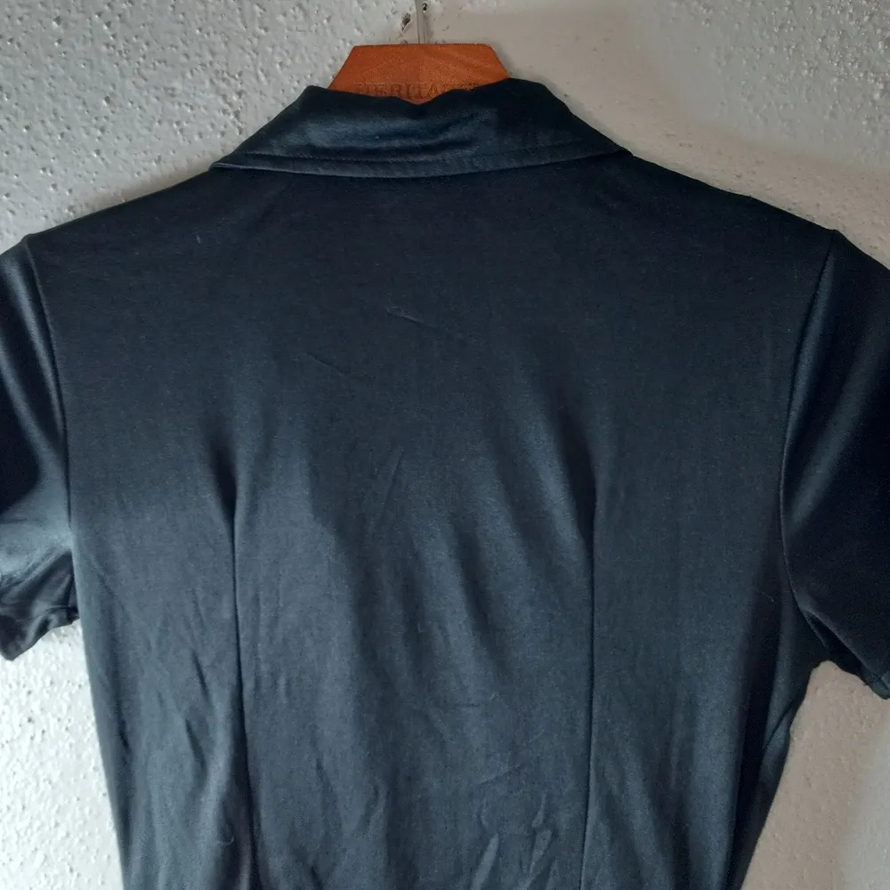 Spirit Halloween M Chick Cop Sexy Handcuff Garters Outfit Costume Mini Dress - Image 3