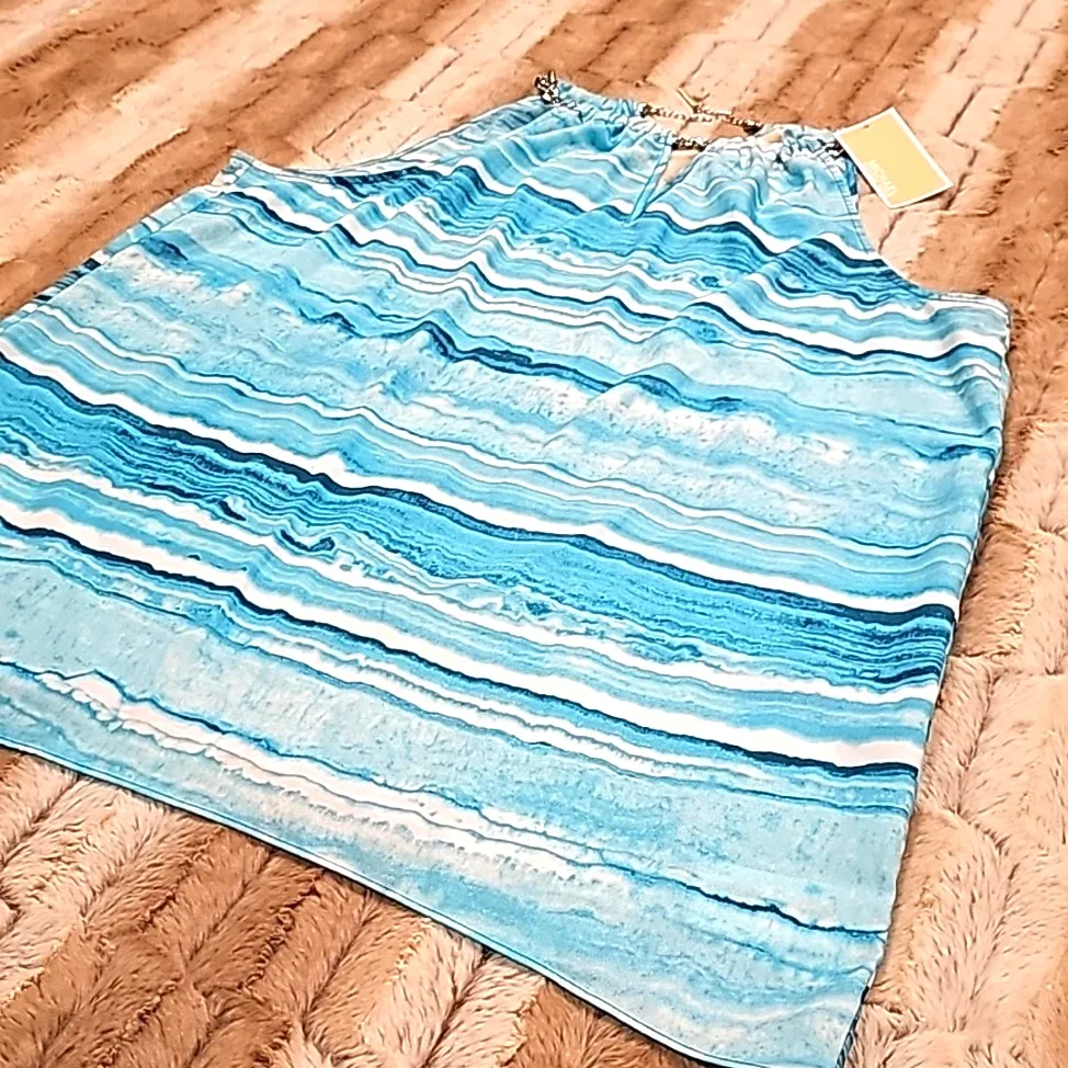 MICHAEL KORS TURQUOISE TANK Blue Size undefined - Image 2