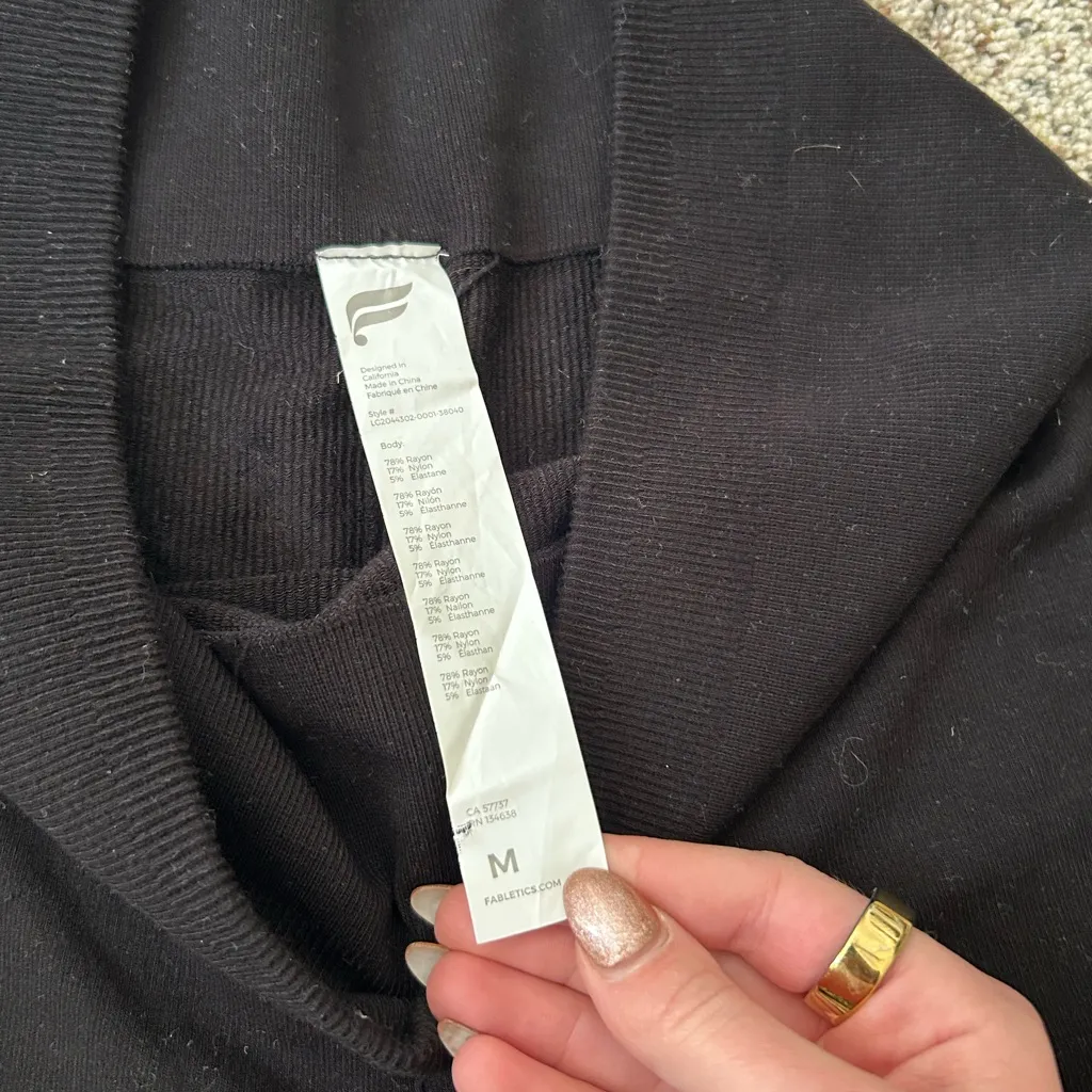 Fabletics Black flare Leggings - Image 3