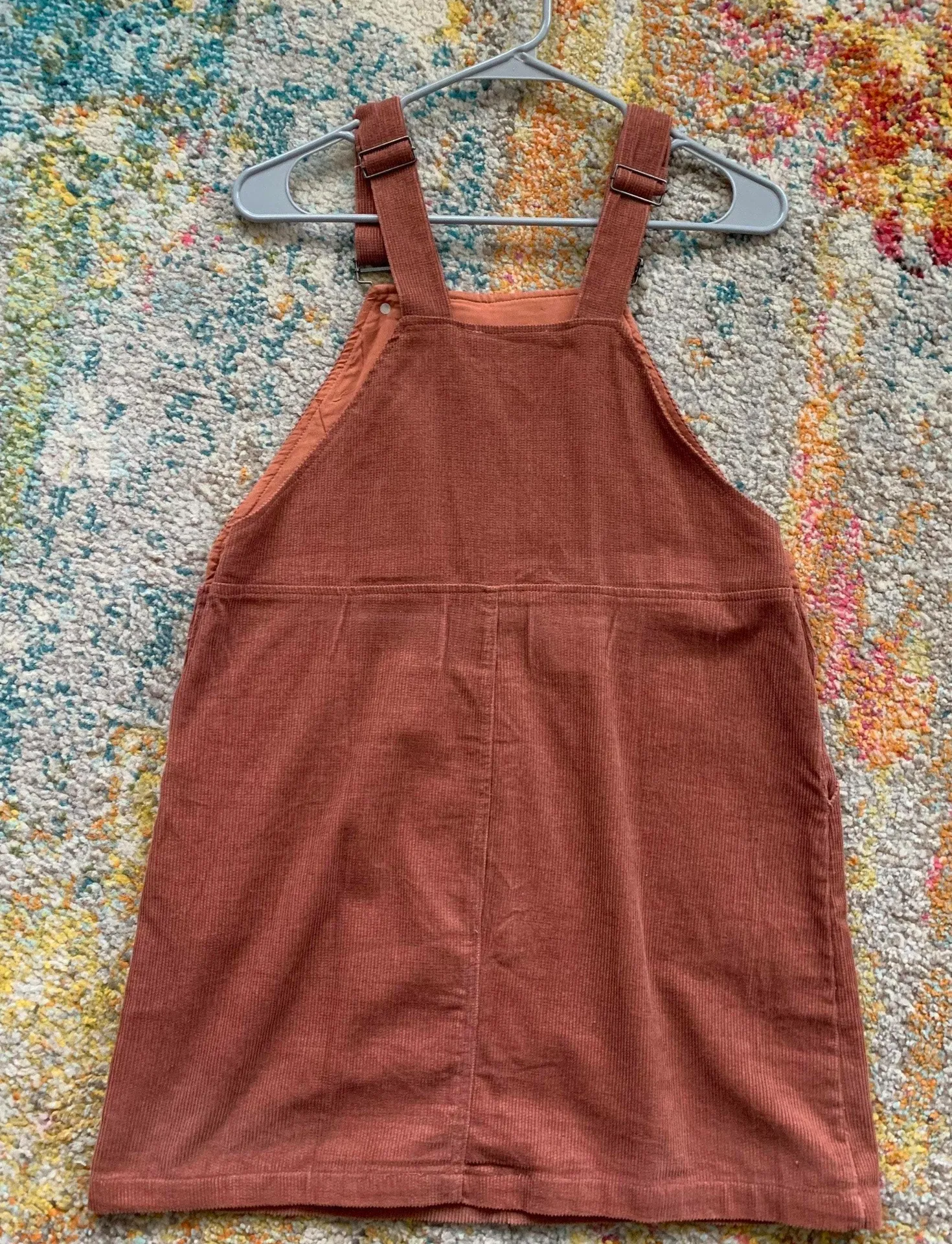 Listicle Rust Overall Dress - Image 2