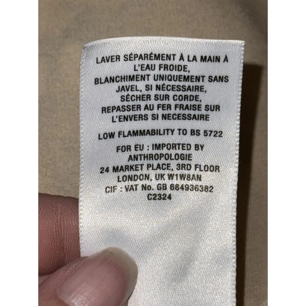 HD in Paris Anthropologie Blue Orange Green White Beaded Halter Maxi Dress Sz 6 - Image 8