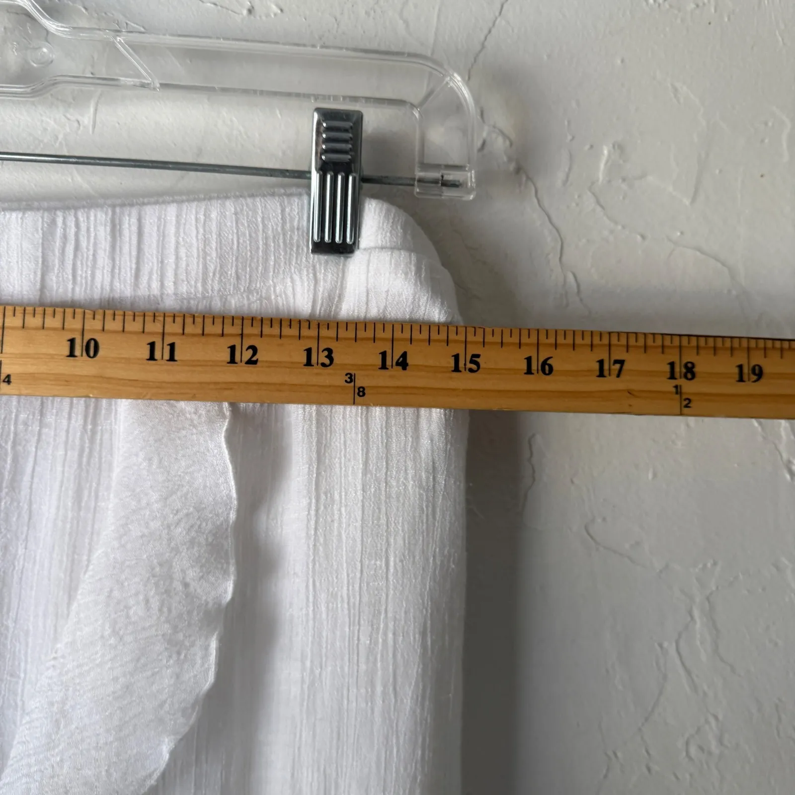 Zac & Rachel Y2k White Ruffle Maxi Skirt Wrap Style Size L Cottage Fairy Boho Size L - Image 5