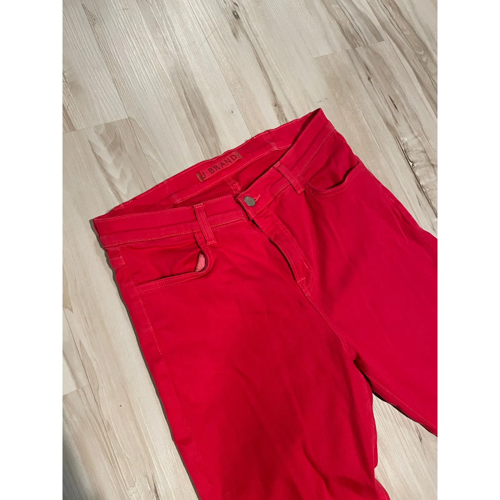 J Brand Maria bright red skinny jeans size 30 - Image 6