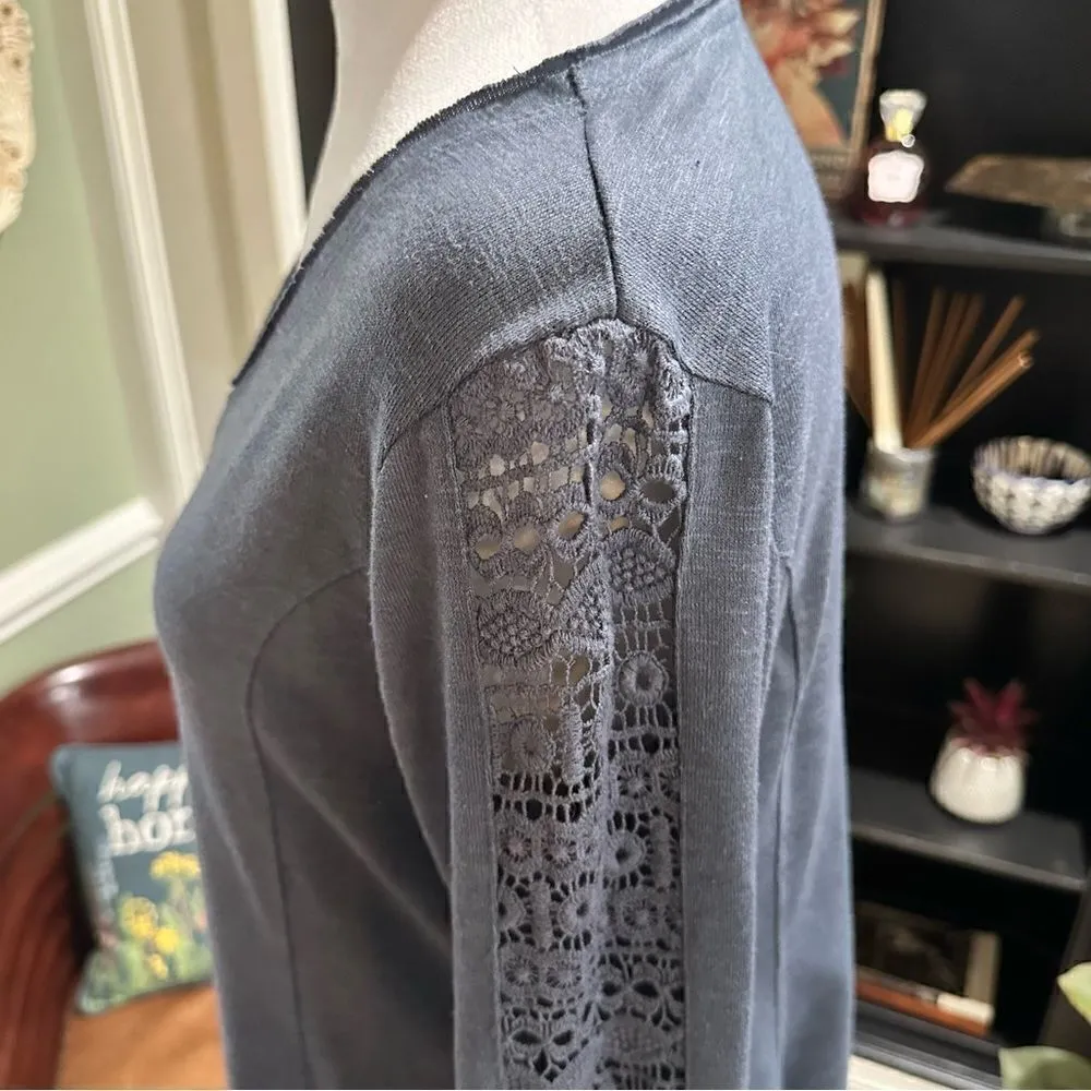 North River Blue Long Sleeve Peplum T - Image 8