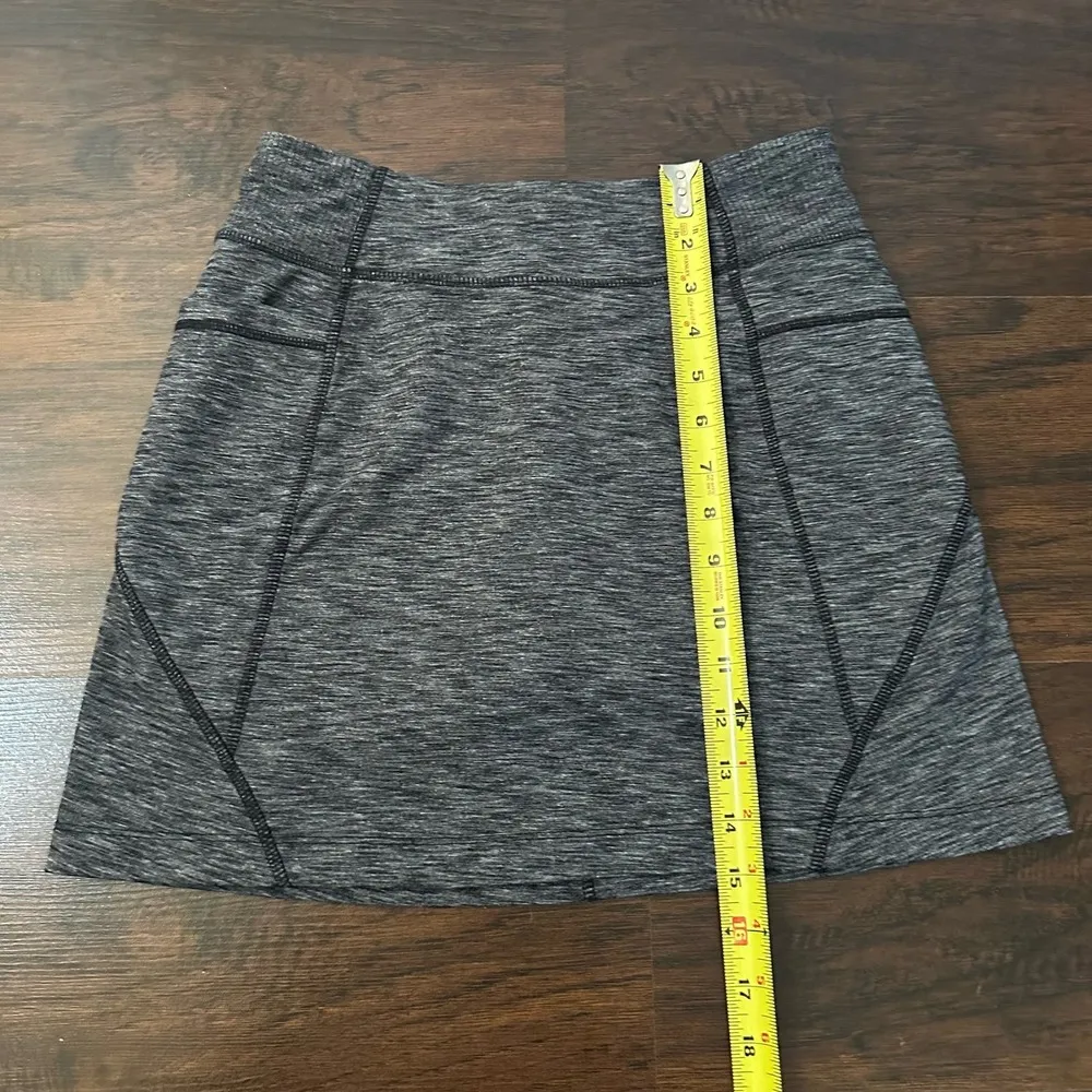 Athleta dark heather gray mini tennis skort size XS - Image 8