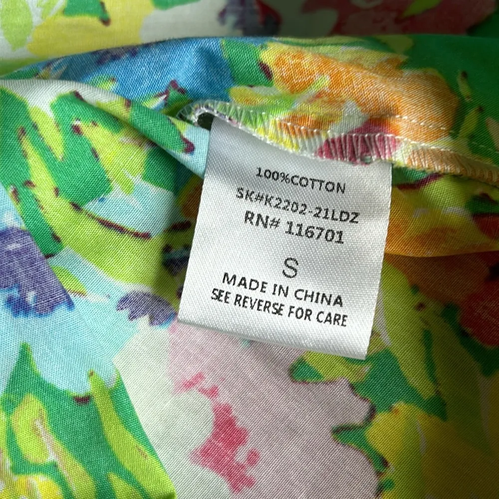 KARLIE nwt flower power poplin halter mini dress - Image 6