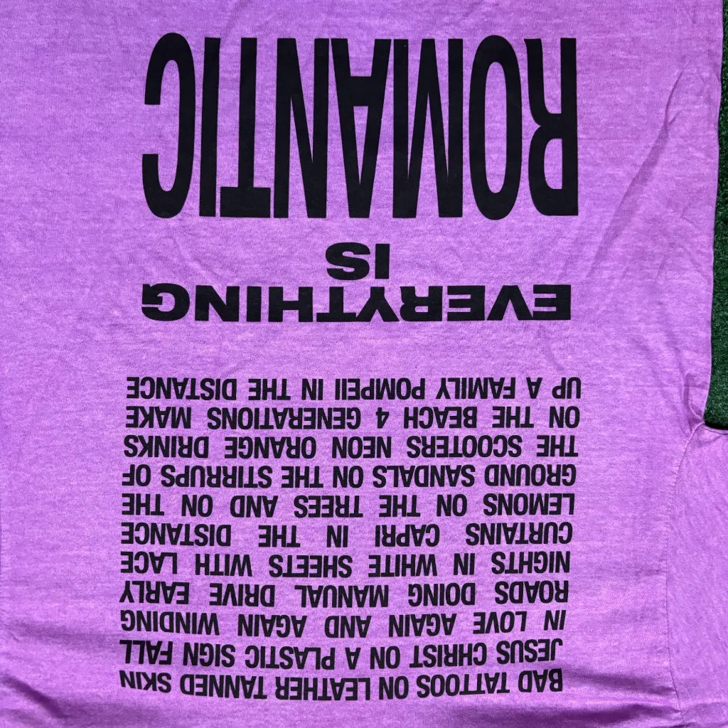 Charli XCX Everything is Romantic Brat T-Shirt Size Medium - Image 3