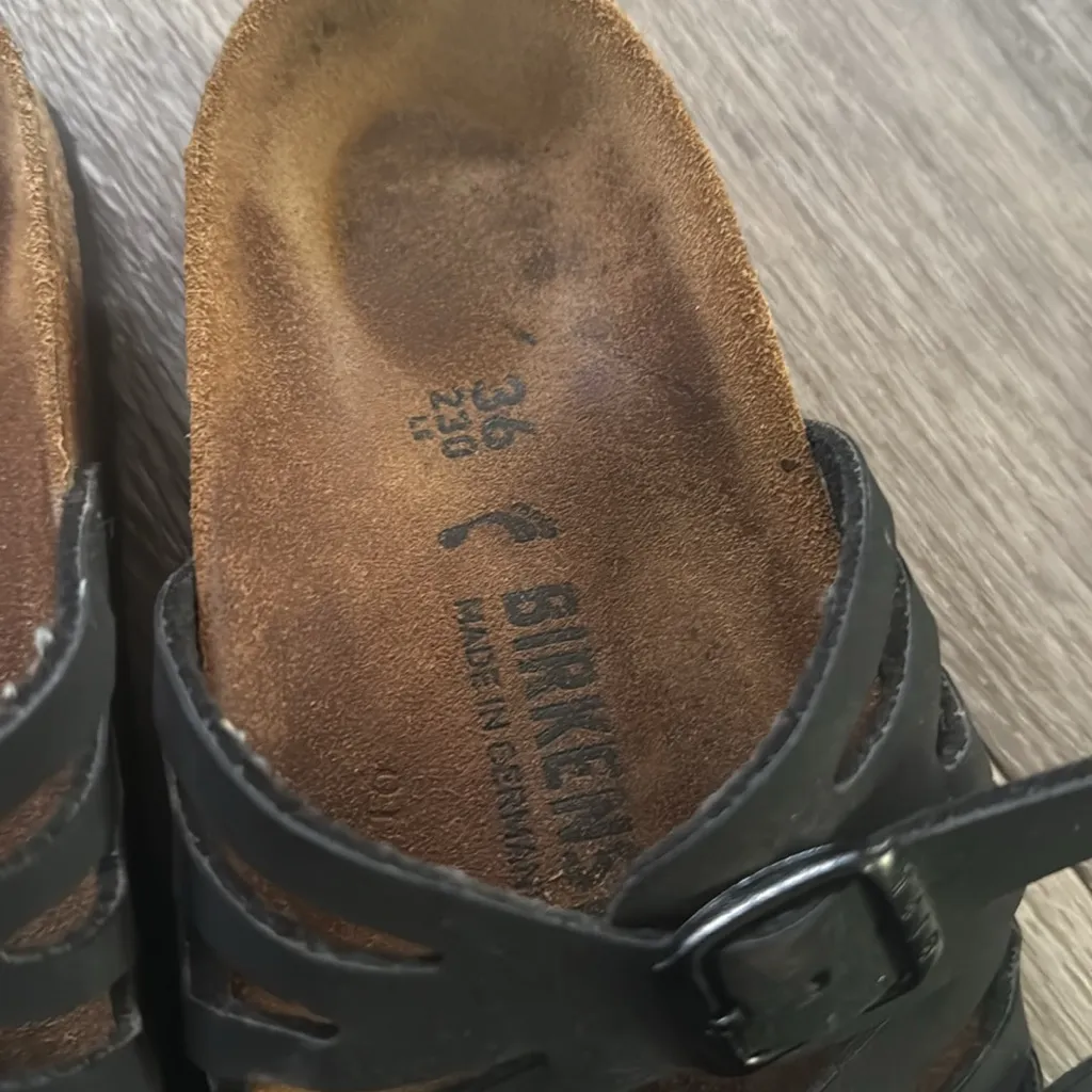 Birkenstock Black Multi-Strap Sandals Granada 36 W5 - Image 5