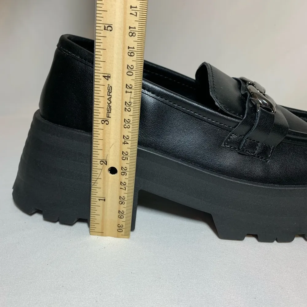 ASOS Design chunky heel shoes sz 7 black - Image 13