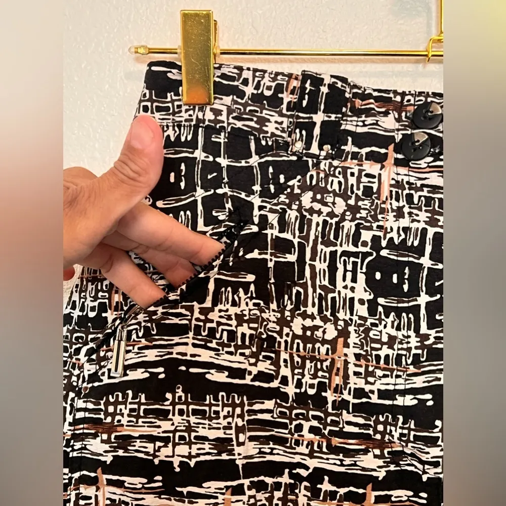 Jamie Sadock Abstract Golf/Tennis Pickleball Skort Size 4 Black - Image 7