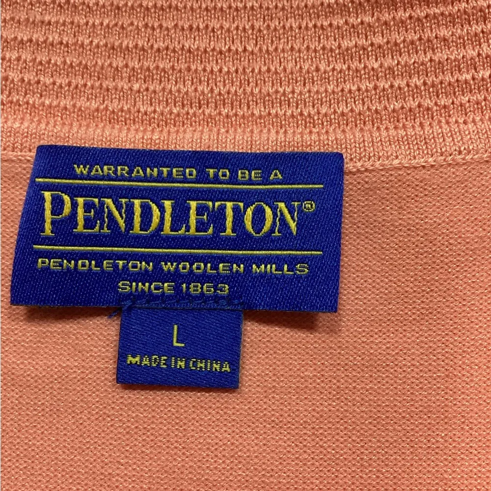 Pendleton women’s Pink Boxy Blouse size large silk blend - Image 15