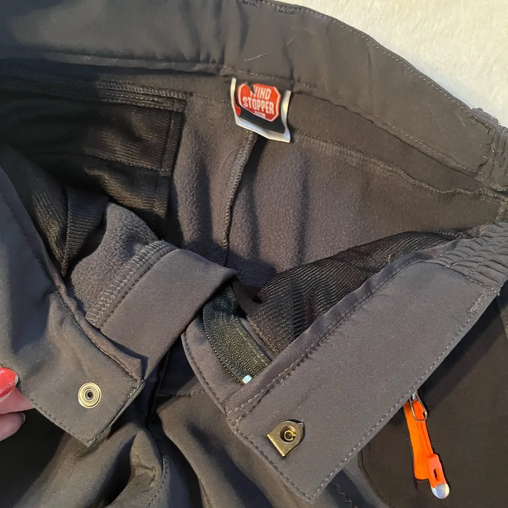 Wind Stopper Performance Outdoor Pants sz M Gray Size M - Image 3