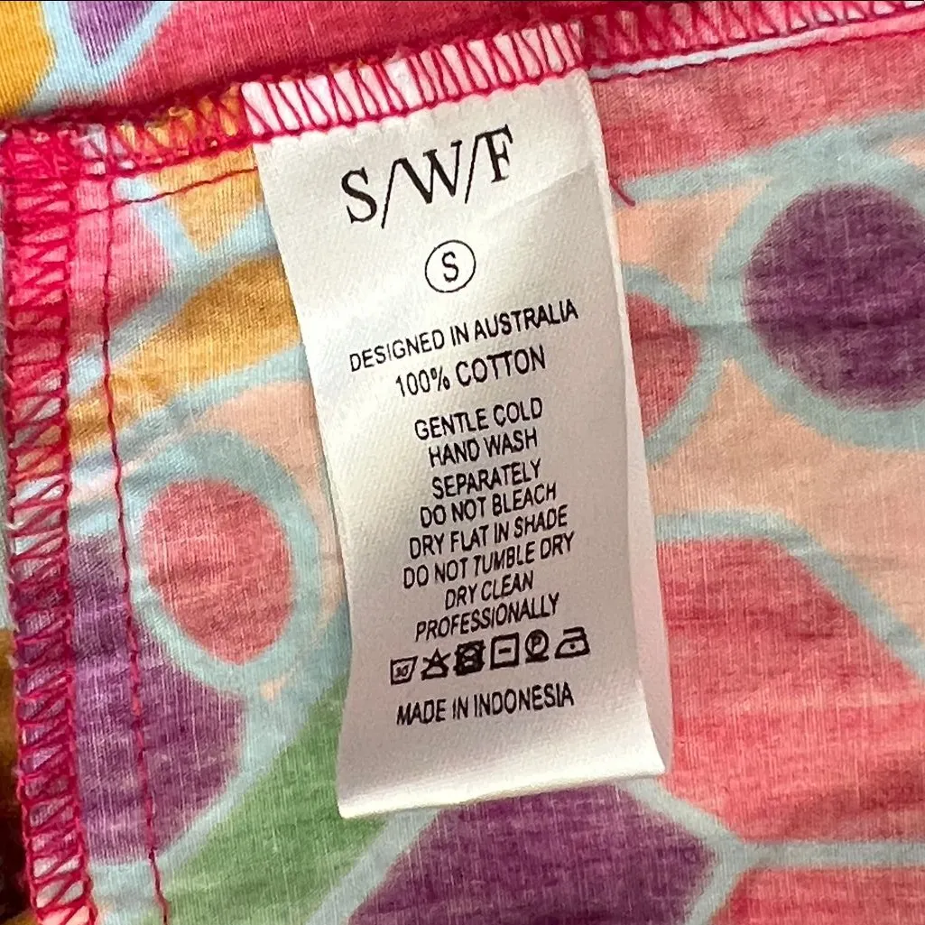 SWF Revolve Mini Dress Fit & Flare Size Small Pink - Image 8