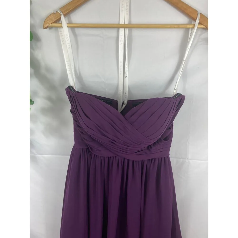 AZAZIE HEIDI Bridesmaid Dress - Grape - Image 8