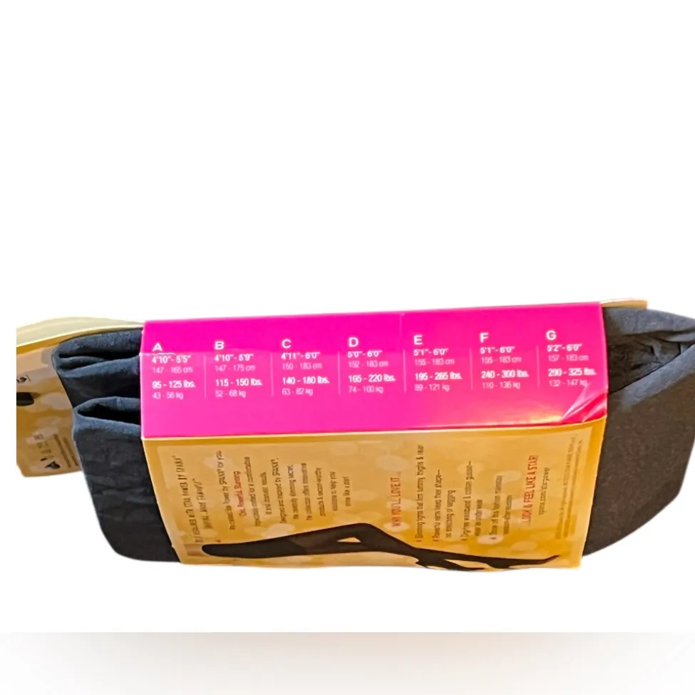 Star Power by Spanx Center Stage Shaping Tights Size E 5'1" - Image 6